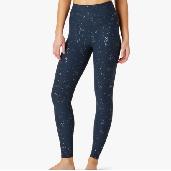 Beyond Yoga Pants - Beyond Yoga 339 High Waisted Midi Legging in Nocturnal Navy-G